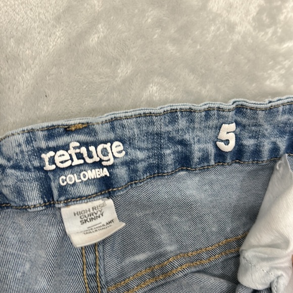urban outfitters jean light blue ripped size 5 - Picture 2 of 2